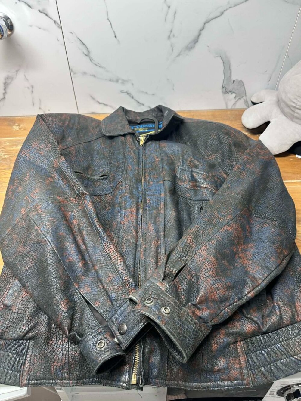 🖤 Men’s Genuine Leather Jacket IL UOMO MODO PER – Size 40 – $50 🖤